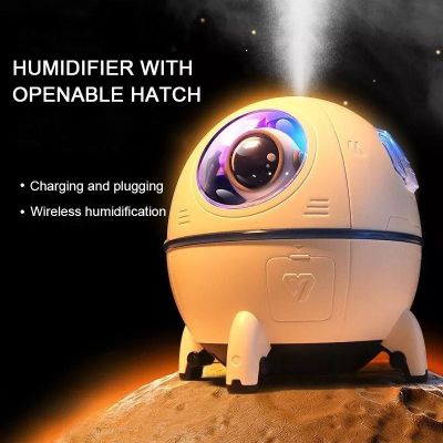 Imagen 2 del producto Lampara Humidificador Difusor Aroma Usb 3d Cápsula Espacial