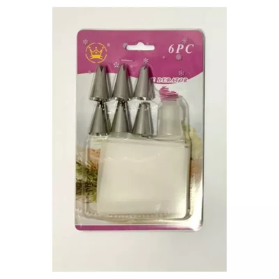 Imagen 2 del producto Manga Pastelera 6 Boquillas + Soplete Gas 1300 °C