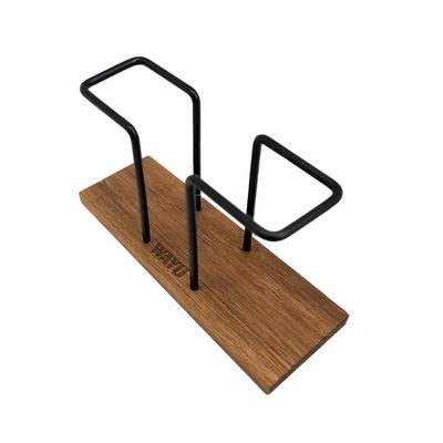 Servilletero Base Madera Hierro Mesa Decorativo Wayu