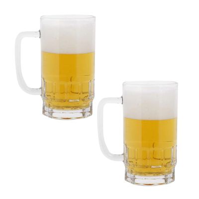 Imagen 2 del producto Set 2 Vaso Shopero Cervecero Modelo Irlanda 550cc Cerveza Shop