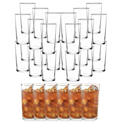 Set 30 Vasos Altos Montecarlo Tragos Bebidas Allegra 340mL