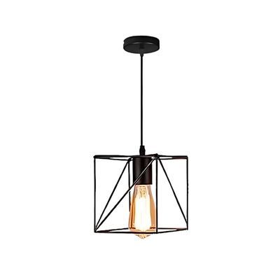 Imagen 2 del producto Lampara De Techo Colgante Industrial De Geometrica Cuadrada