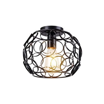 Imagen 2 del producto Lamparas Colgantes Jaula Industrial Luz Retro Vintage Negro