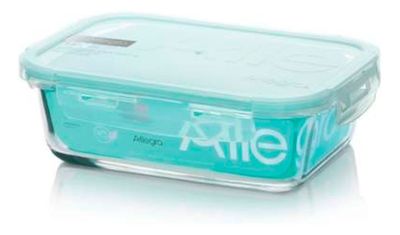 Imagen 2 del producto Contenedor Hermetico Vidrio Rectangular 1000 ml Allegra