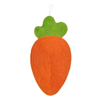Rascador Cuerda Para Gatos Interactivo Forma De Zanahoria