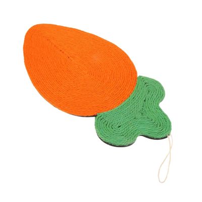 Imagen 2 del producto Rascador Cuerda Para Gatos Interactivo Forma De Zanahoria