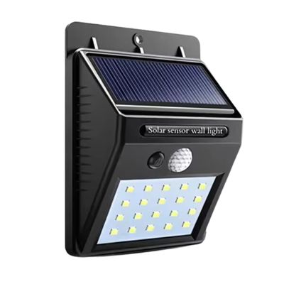 Luz Solar Led De Pared 20 Leds 12cm Eficiencia Energética