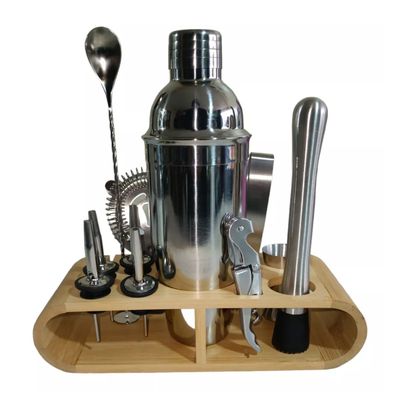 Imagen 2 del producto Kit Coctelería 10 Piezas 16cm Acero Inoxidable Plata