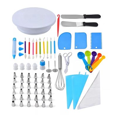 Imagen 2 del producto Set 66pcs Repostería Base Giratoria Kit Pastelería Cake