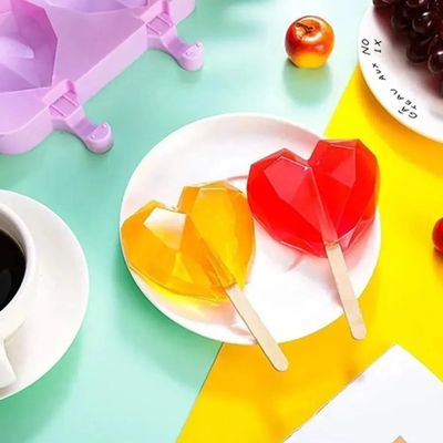 Imagen 2 del producto Molde Silicona Corazon Geometrico Con Tapa Surtidos Multiuso