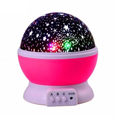 Proyector Espantacuco Cielo Estrellado Luz LED Rosado