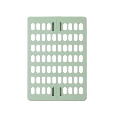 Imagen 1 del producto Rejilla Soporte Plástico Baño Verde Rectangular Durable