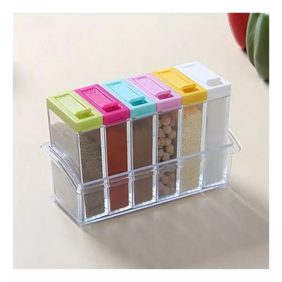 Imagen 2 del producto Especiero 6 Frascos Rectangular Ideal Cocina Organizador