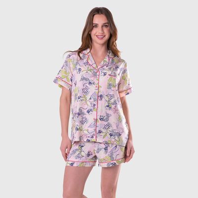 Pijama Corto Mujer 8688
