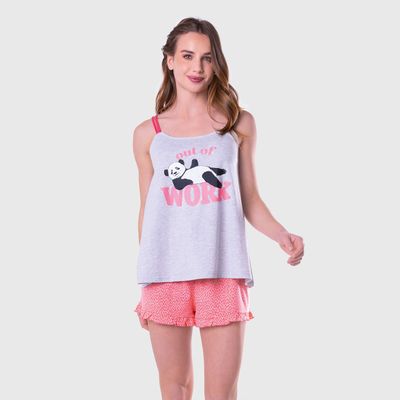 Pijama Corto Mujer 8696