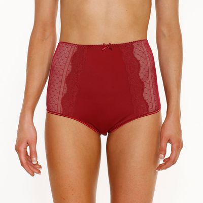 Calzón Tiro Alto Encaje 20422