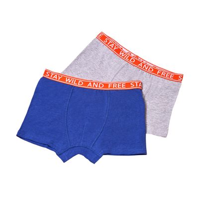 Pack2 Boxer Algodón Lycra Niño 5429