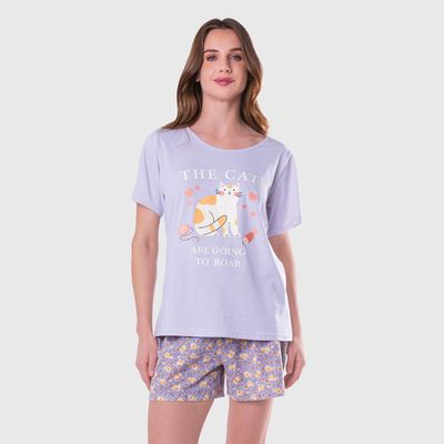 Pijama Corto Mujer 8698