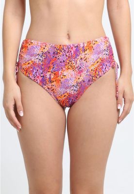 Bikini calzón cadera ajustable estampado naranja