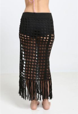 Imagen 2 del producto Salida de playa falda larga negra