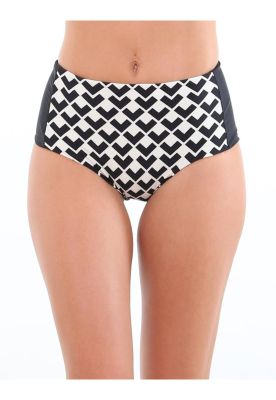 Imagen 2 del producto Bikini pin up reversible estampado beige