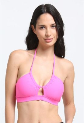 Bikini bandeau pretina fucsia