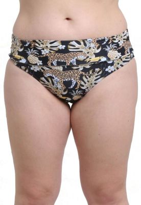 Imagen 2 del producto Bikini calzón pin up doble uso estampado amarillo