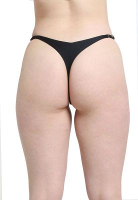 Imagen 2 del producto Bikini colaless cadera ajustable negro