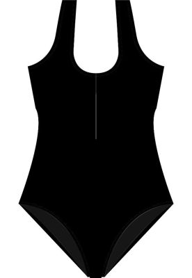 Imagen 2 del producto Traje de baño mujer reductor clásico negro