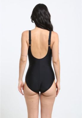 Imagen 2 del producto Traje de Baño Deportivo Corte Busto Fucsia Con Protección UV Integrada