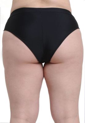 Imagen 2 del producto Bikini calzón estilo pin up con pretina negro