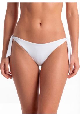 Imagen 1 del producto Bikini mujer calzón tanga amarras blanco