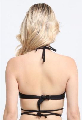 Imagen 2 del producto Bikini bandeau strapless negro