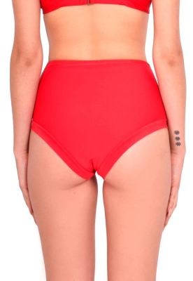 Imagen 2 del producto Bikini calzón pin up con transparencia color rojo