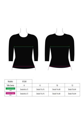 Imagen 2 del producto Polera de niña con protección UV color morado