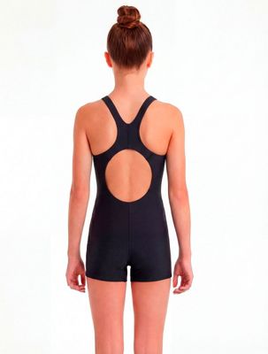 Imagen 2 del producto Traje de baño natación niña negro con pierna