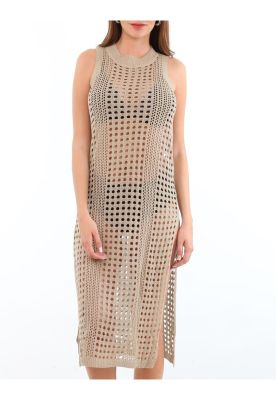 Imagen 2 del producto Salida de playa vestido largo beige