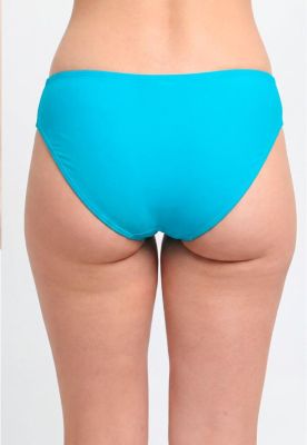 Imagen 2 del producto Bikini clásico costados drapeados turquesa