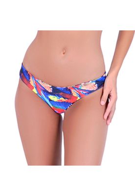 Bikini calzón colaless reversible estampado