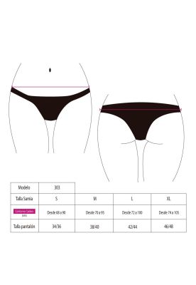 Imagen 2 del producto Bikini calzón culote tanga color verde