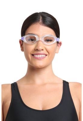 Lente para natación con correa de silicona morado