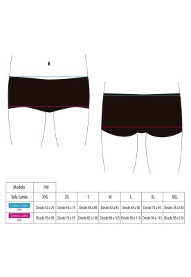 Imagen 2 del producto Short tipo bóxer para hombres estampado azul