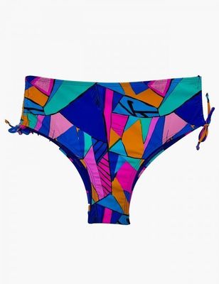 Imagen 2 del producto Bikini calzón cadera ajustable estampado azul