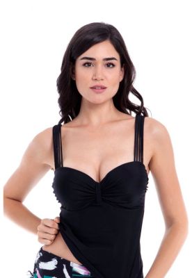Imagen 1 del producto Tankini traje de baño lazos  negro