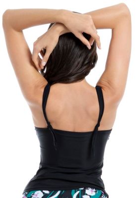 Imagen 2 del producto Tankini traje de baño lazos  negro