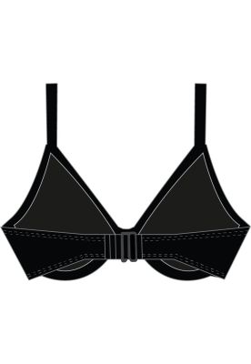 Imagen 2 del producto Bikini tipo sostén con barba negro