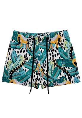 Traje De Baño Estampado Animales Short Niño