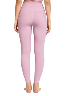 Calza textura lineas rosada