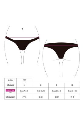 Imagen 2 del producto Calzón bikini clásico estampado negro