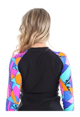 Imagen 2 del producto Polera mujer protección UV estampado azul